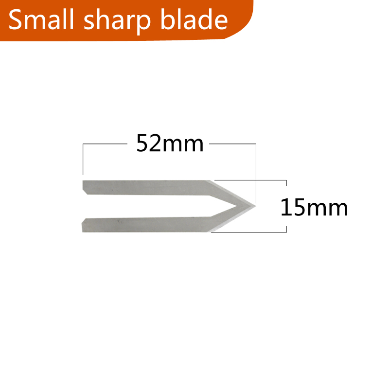 Elektrisch mes, duurzaam reservemes voor het snijden van touw, nylon doek, hittemes, accessoires, band, stof, thermisch snijmes: Blauwgroen