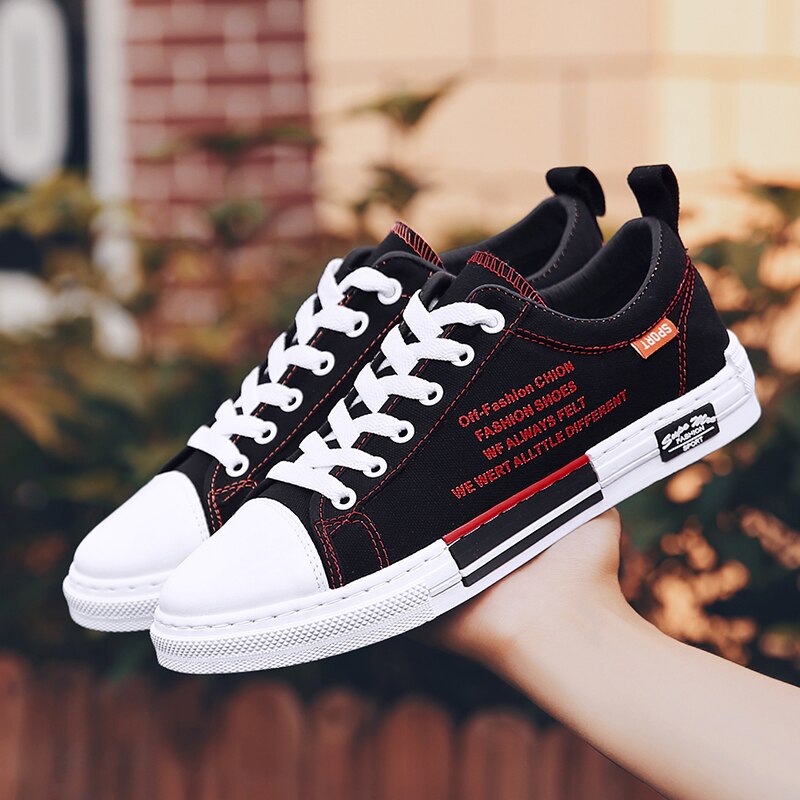 canvas shoes men men Shoes Men Casual Shoes White Sneakers summer Walking Shoes Black shoes Flat shoes Trainers