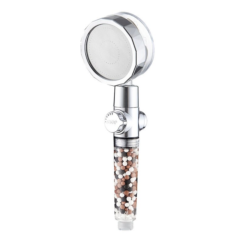 Propeller Douchekop Hoge Druk Set 360 Draaien Golden Fan Turbocharge Pure Neerslag Helix Eco Douche Waterbesparing Douche