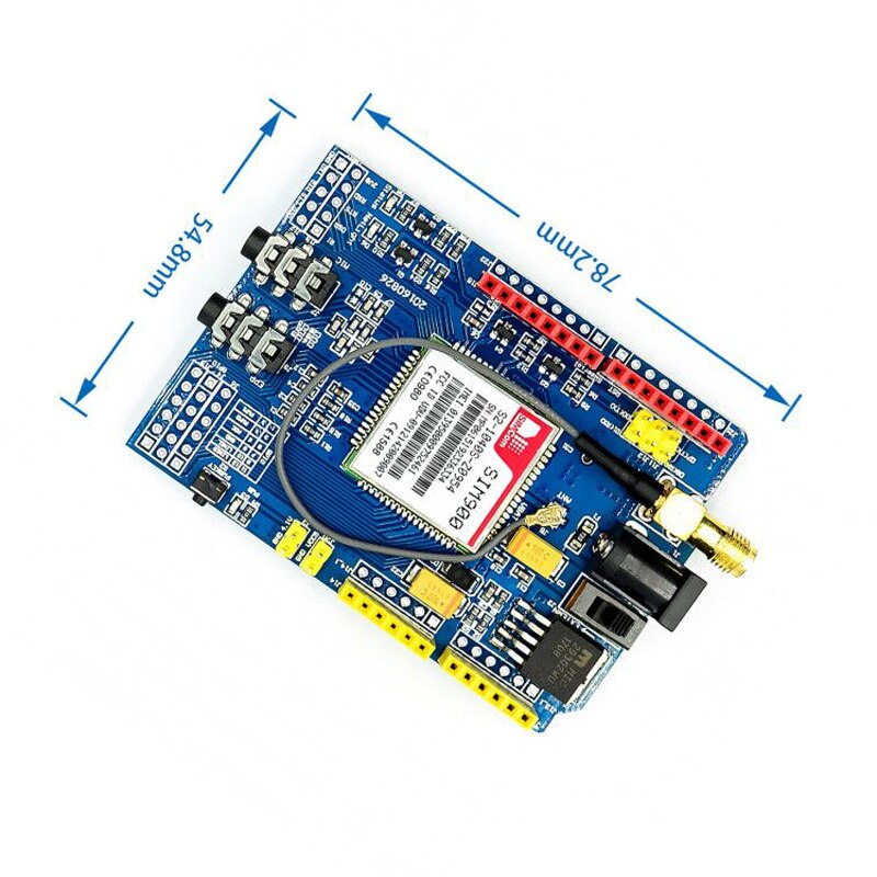 Placa de desarrollo de escudo SIM900 GPRS GSM, kit de módulo de cuatro bandas para Arduino