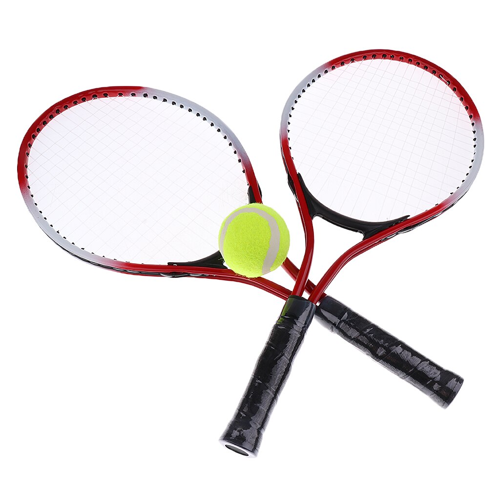 Adult Tennis Racket Set - 2x Tennis Rackets, 1x Racket Cover And