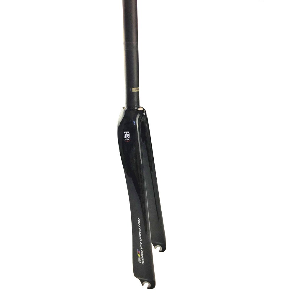 Carbon landevejscykelgaffel 25.4mm 1 tommer gaffel carbon cykeldele 700c gafler 40mm offset cykeltilbehør: Default Title