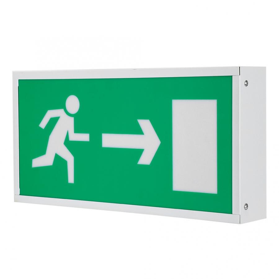 AC 220V 6W LED Emergency Sign Evacuation Safety Indicator Light IP30 LED Escape Sign