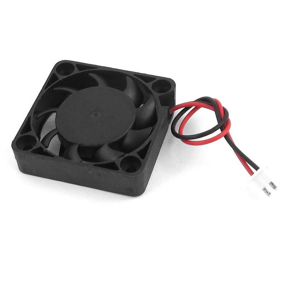 Mini ventilador do computador, 2 peças 12v-pequeno 40mm x 10mm dc sem escova 2 pinos o.15