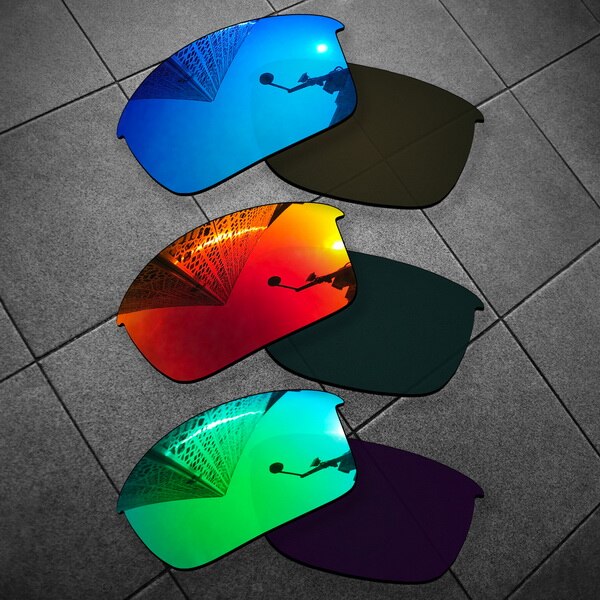 Vonxyz-lentes polarizadas de repuesto para gafas de sol, lentes de sol polarizadas con múltiples opciones, compatible con teléfono móvil, botella de roble Rocket: Ice-Ruby-Jade
