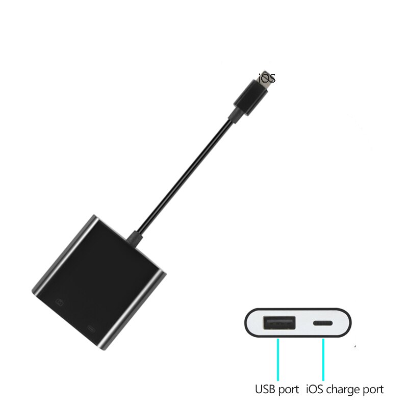 OTG USB Naar Camera Adapter voor bliksem ios 13 Piano MIDI keyboard connector met poort opladen voor iphone iPad: Default Title