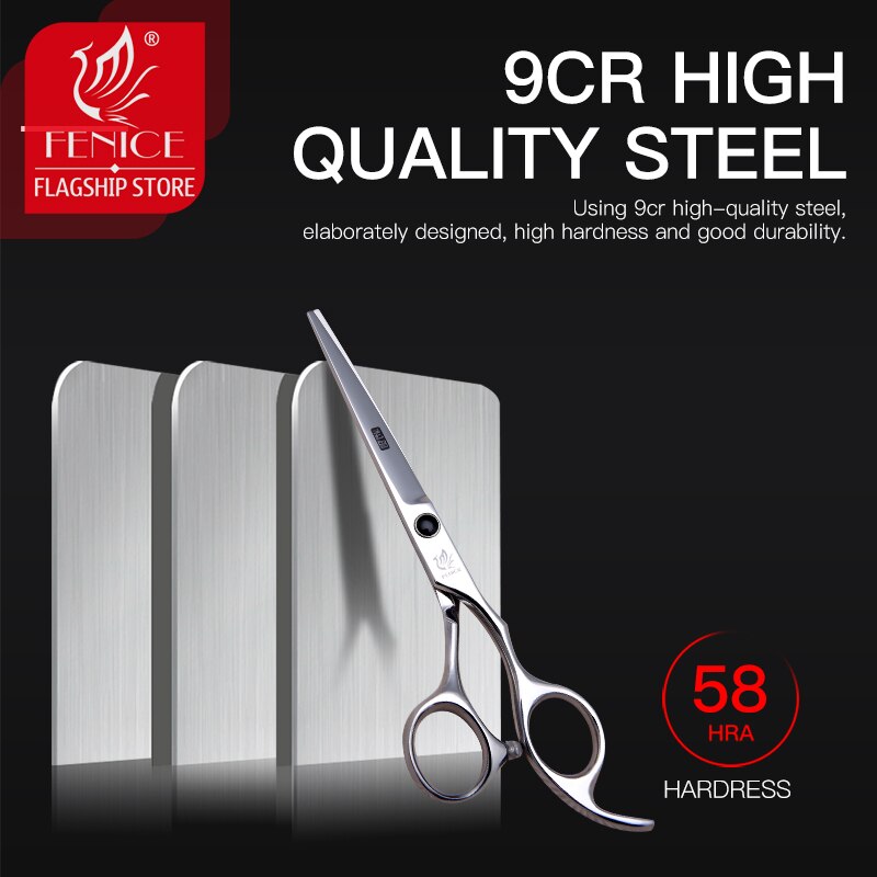 Fenice 6 inch Hair Cutting Thinning Scissors Set Hairdressing Shears Children's Family Combination Tools Set