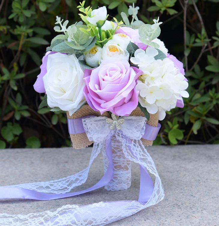 perfectlifeoh Wedding Decoration Wedding Bouquet Bridal Bouquet for Wedding Bouquet: S