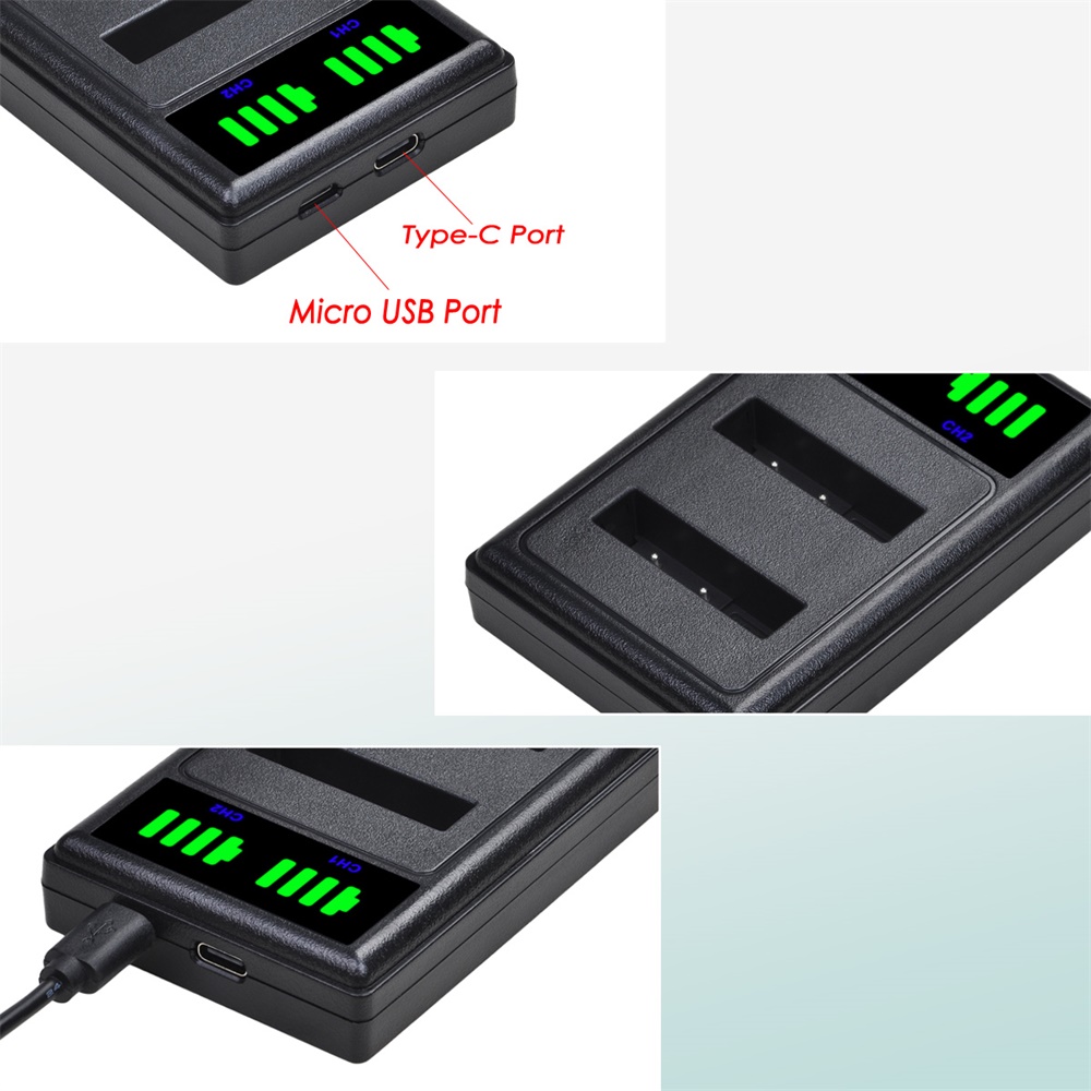 1350mAh Battery with Charger for Sony NP-FG1 NP-BG1 for Sony Cyber-Shot DSC W220 H55 HX9V HX20V HX5V H20 W300 H50 HX400 W55