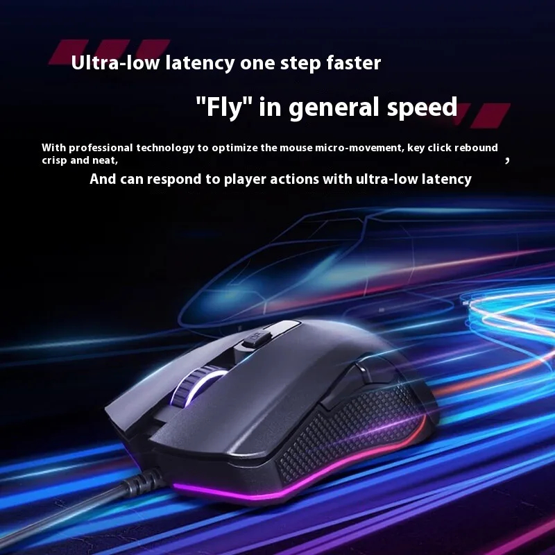CHERRY MC1.1 PLUS Wired Esports Mouse 16000 DPI Optischer Sensor 8 programmierbare Tasten Ergonomisches RGB-Gaming für FPS MOBA PC mac