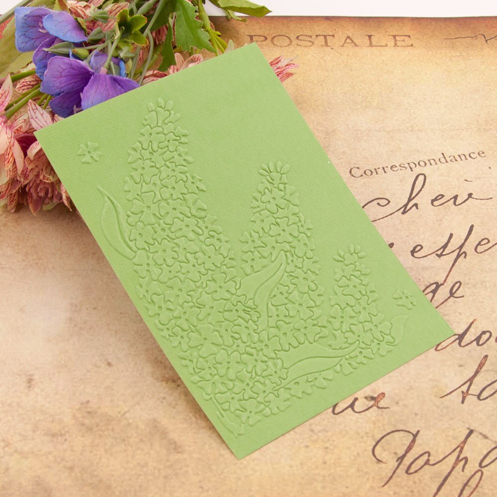 Embossing folders Plastic For Scrapbooking DIY Template Fondant Cake Photo Album Card Making Em234 flowers