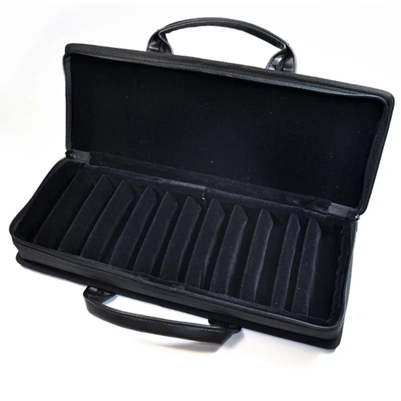 Easttop mundharmonika-tasche, easttop diatonische mundharmonika-tasche für 10 löcher , 7 stück 12 blues harp mundharmonika-tasche