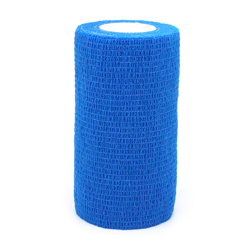 4 Inch 18 Rolls Self Aanhangend Wrap 4 Inch Zelfklevende Bandages Wrap Tape Stretch Bandage Zelfklevende Bandage Wraps: Blue