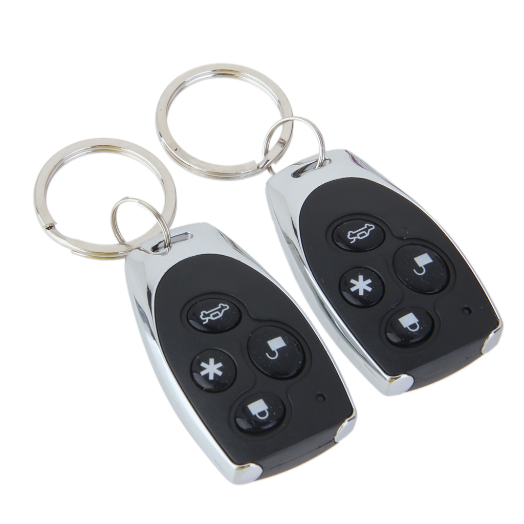 Universial Auto sperren Fahrzeug Alarm Schutz Sicherheit System Keyless Sirene Fernbedienung