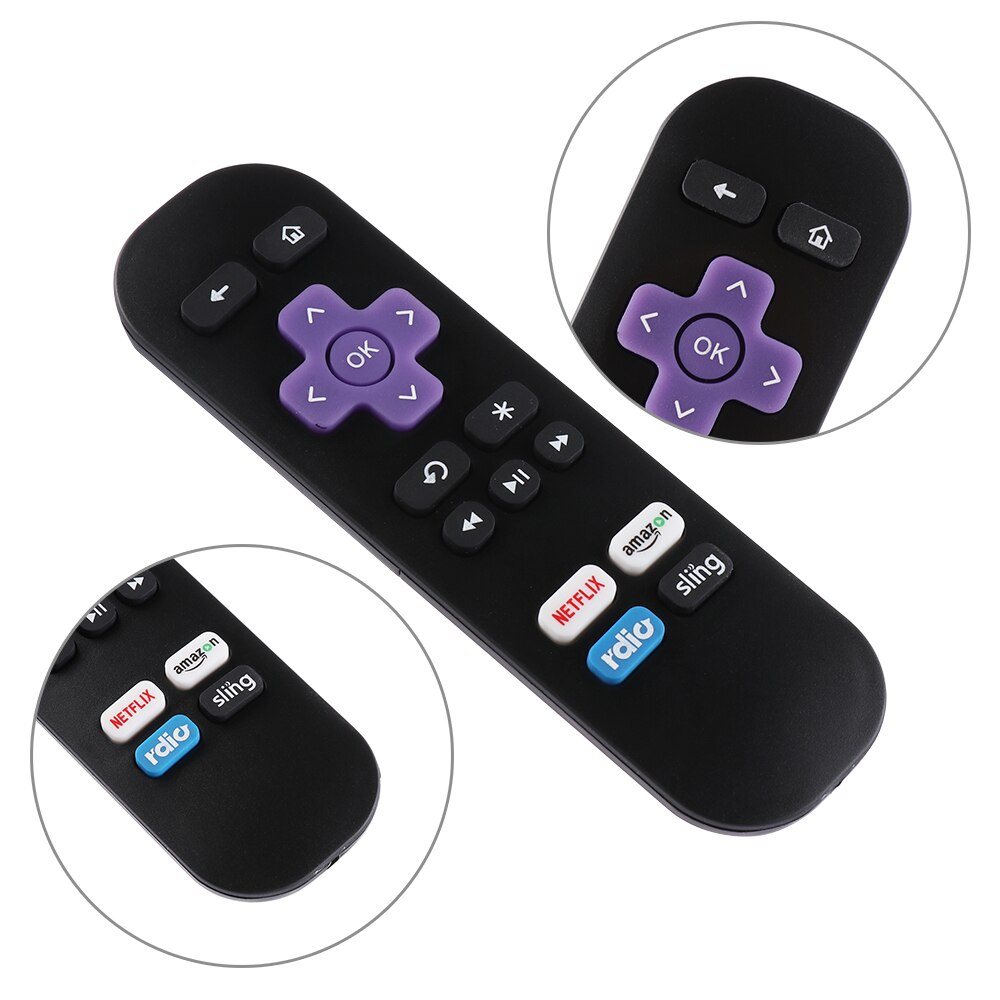 Replacement Remote Control Module Kits IR Wireless Components for ROKU 1 2 3 4 LT HD XD XS XDS with Instant Reply