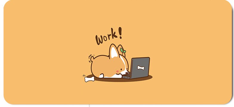 Comtuper Desk Mat Cute Mouse Pad Large XXL Mousepad Kawaii Gaming Accessoroes Laptop Gamer Keyboard MacBook Waterproof Maus Mat: 300x800x2 mm15