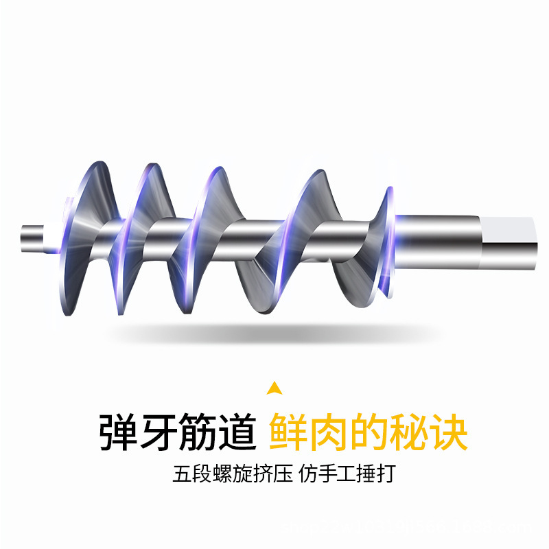 Picadora de carne de mano, procesador de alimentos, picadora de salchichas, relleno, cocina casera del fabricante, herramientas de cocina de aluminio, procesador de alimentos