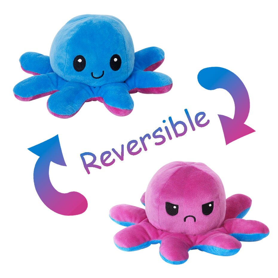 Kawaii Octopus Pillow Stuffed Toy Dolls Soft Simulation Octopus plush doll Cute Home Decoration Accessories for peluches toy: Pink