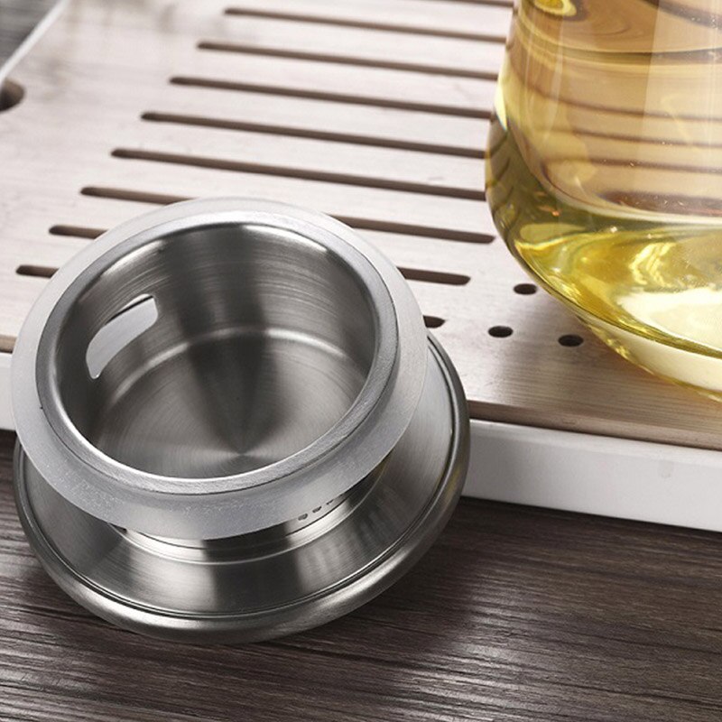 1.5L High Transparent Water Carafe for Cold Water Ice Tea and Juice Beverage Stainless Steel Filter Household JY