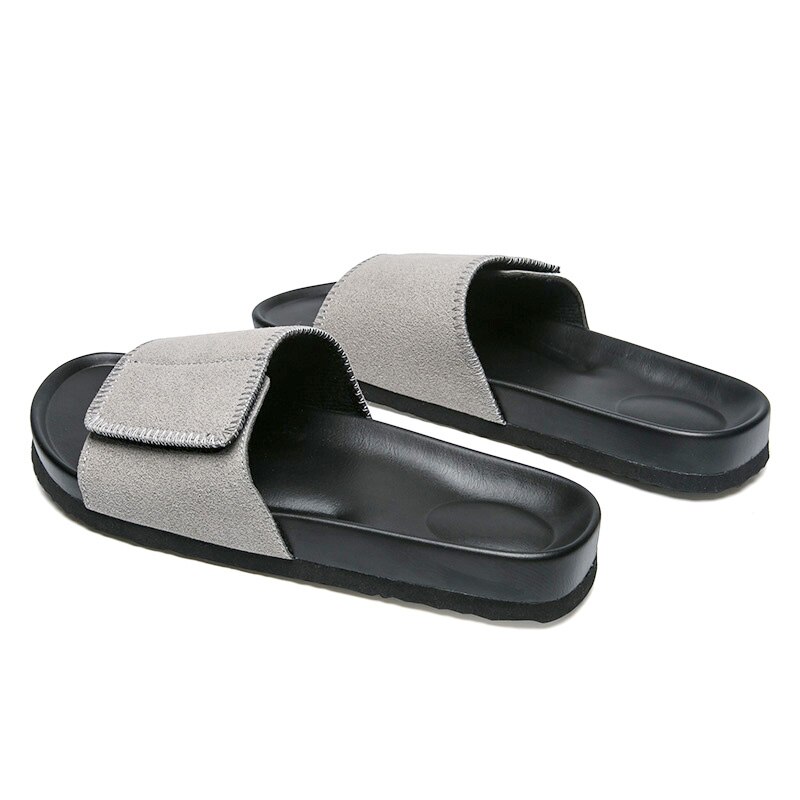 Sommer Hausschuhe Herren draussen Strand Weichen Wohnungen Mann lässig Freizeit Schuhe Männlichen Schuhe Erwachsene Luxus