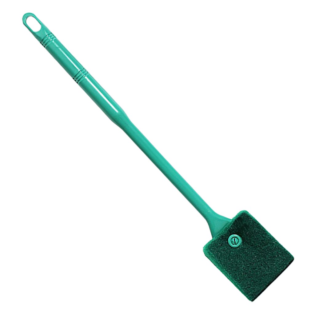 Aquarium Fish Tank Glass Cleaner Sponge Brush Algae Brush Scrubber Remover: Green