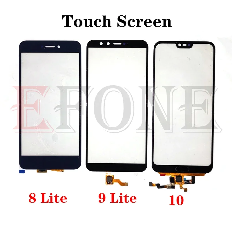 For Honor 8 8x 9 9i V9 10 Lite Play Max Outer Screen Digitizer Sensor Touch Panel LCD Display Front Glass Repair Parts