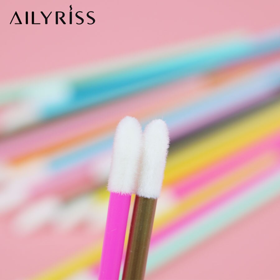2000pcs Lip Brush Disposable Makeup Applicators Lip Gloss Brush Lipstick Applicator Wand Multicolor Makeup Kits Beauty Cosmetic