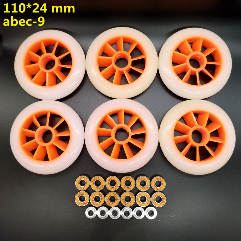 Rueda de patines de velocidad, , 110mm, 85A, alta respuesta, alta duración, 110x24mm