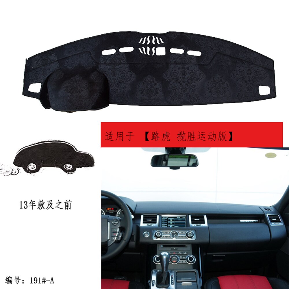 2010-2013 Range Rover Sport e 2010-2016 Discovery 4 DashMat de Couro do carro tampa esteiras pad dashboard