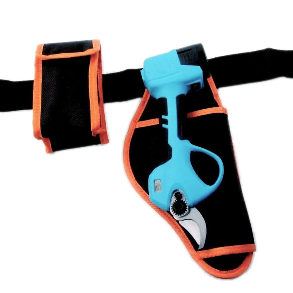 Garten Elektrische Gartenschere Taille Tasche mit Batterie Lagerung Box mit Gürtel Tragbare Outdoor Scher Schere Lagerung Werkzeuge Tasche
