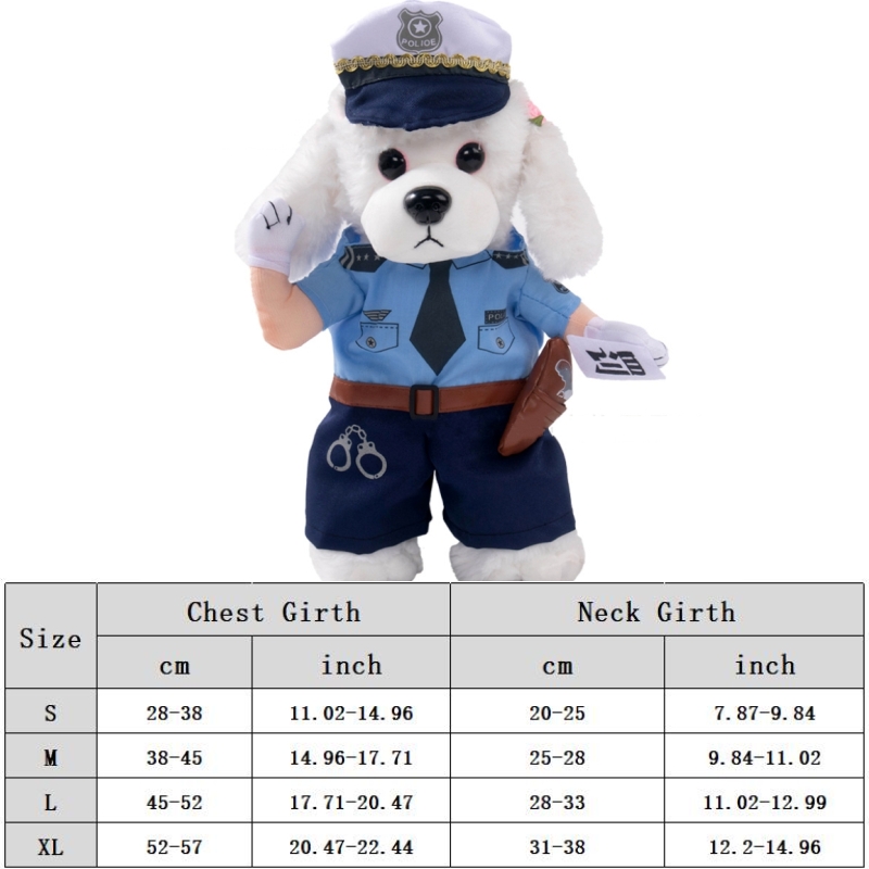 Roupas para cães, fantasia engraçada, halloween, filhote de cachorro, moletom, terno, cosplay, roupas de festa, gato, cachorro, conjuntos, vestido para animais de estimação, roupas para cães: L / Azul