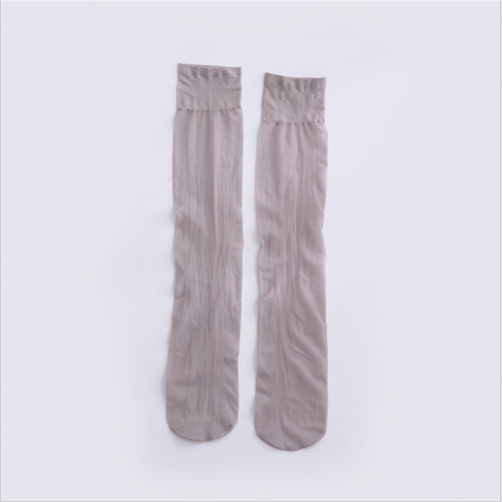 Japanese Jk Uniform Stockings Over the Knee Velvet White Half Calf Stockings Harajuku Knee Stockings: E