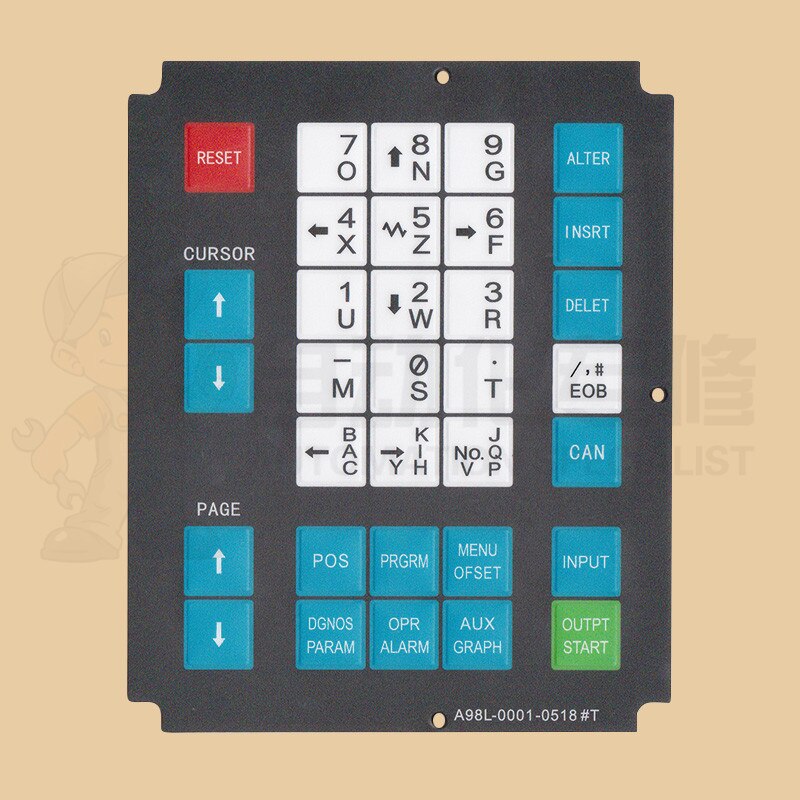 A98L-0001-0518 # T Cnc Hmi Membraan Toetsenbord Knoppen Voor Fanuc Machine Operator Panel