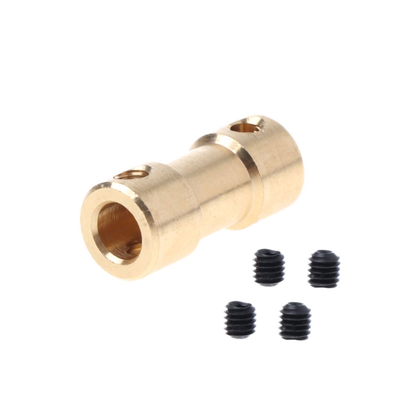 2-5mm Motor Copper Shaft Coupling Coupler Connector Sleeve Adapter US