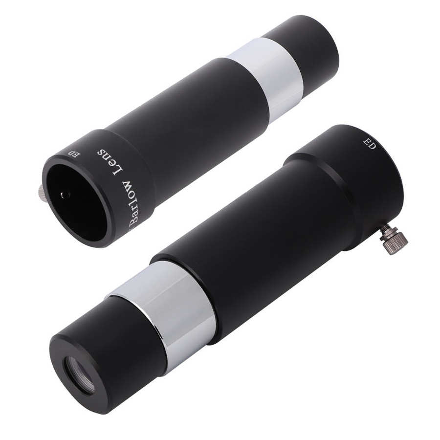 3X Barlow Lens Magnification ED Lens Plastic for 1.25" Standard Astronomical Telescope Eyepiece Ultra Low Dispersion