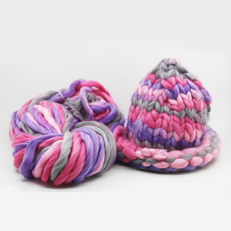 250g/roll Grof Wol Ijslandse Wol Garen Grote Dikke Garen voor Breien Hoed/Tapijt Mat Hand Breien haak Garen