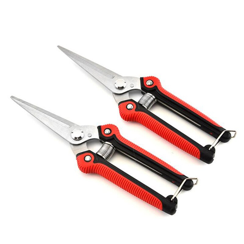 Straight Blade Pruning Cut Shrub Tool Plant Horticulture Leaf Trimmer Shear Scissor Pruner Garden Fruit Flower Orchard