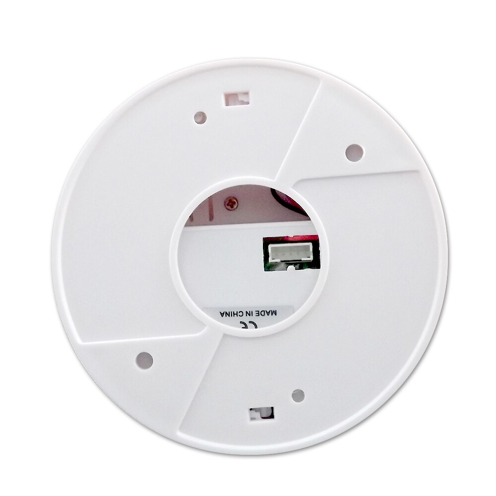 Fire Smoke Detector and Heat Temperature Sensor Alarm 2 in 1 Combination Detector Wired 12V for House Safety