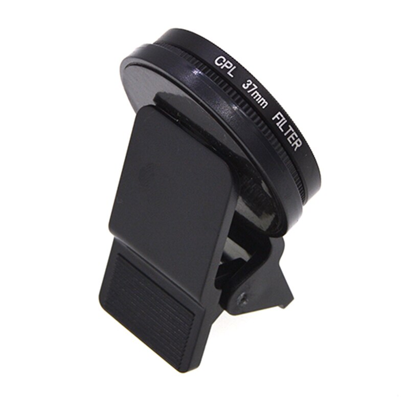 1 set ultradunne cpl circulaire polariserende polarisatiefilters 37mm & clip behouden rotatie antireflectie voor 37mm telefoonlenzen