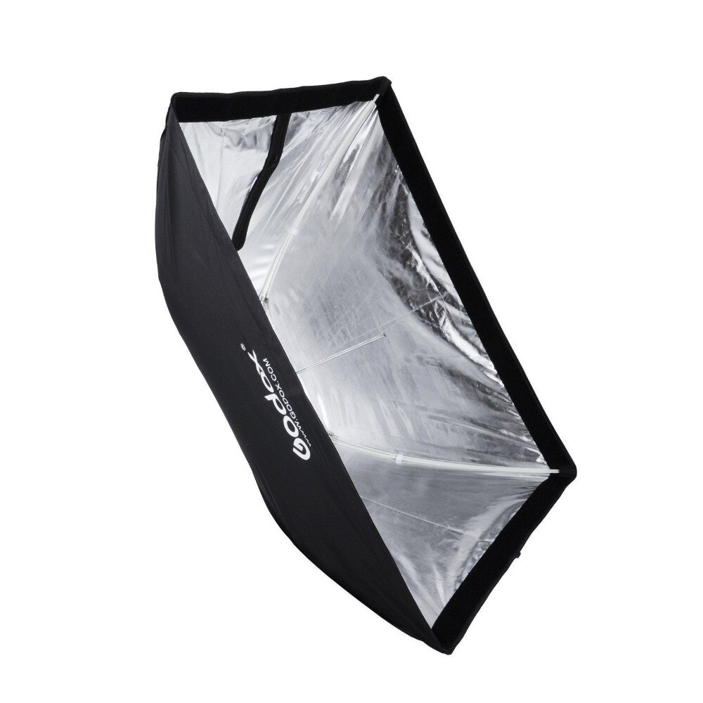 Godox – parapluie Photo rectangulaire, 60x90, 60x90cm, Softbox, réflecteur, diffuseur, Flash
