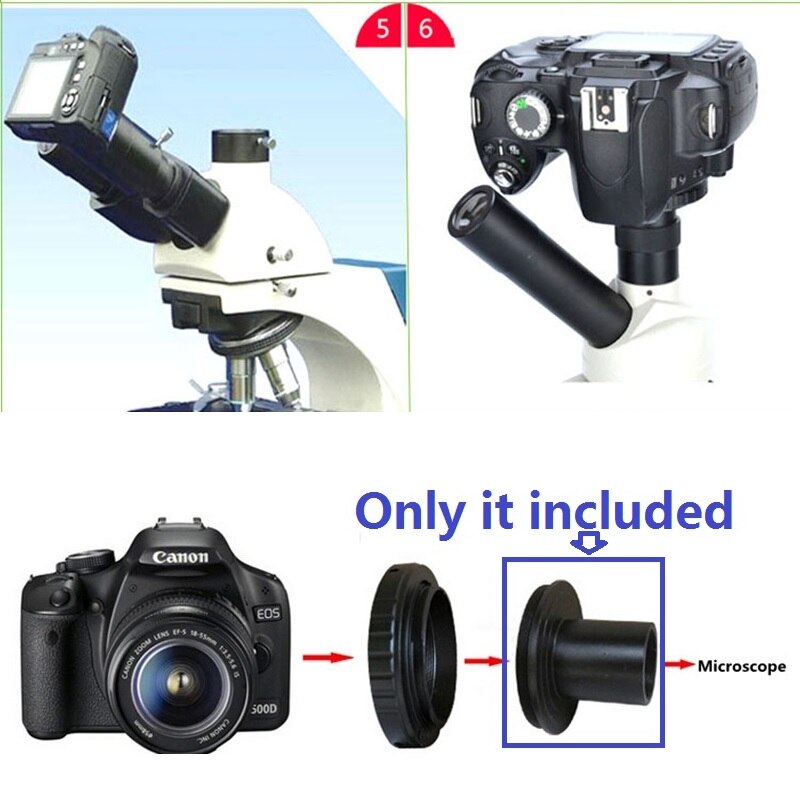 Adaptateur de Tube de transfert d'oculaire pour Microscope M42, adaptateur de caméra à diamètre de montage de 23.2mm 30mm 30.5mm 1.25mm pouces