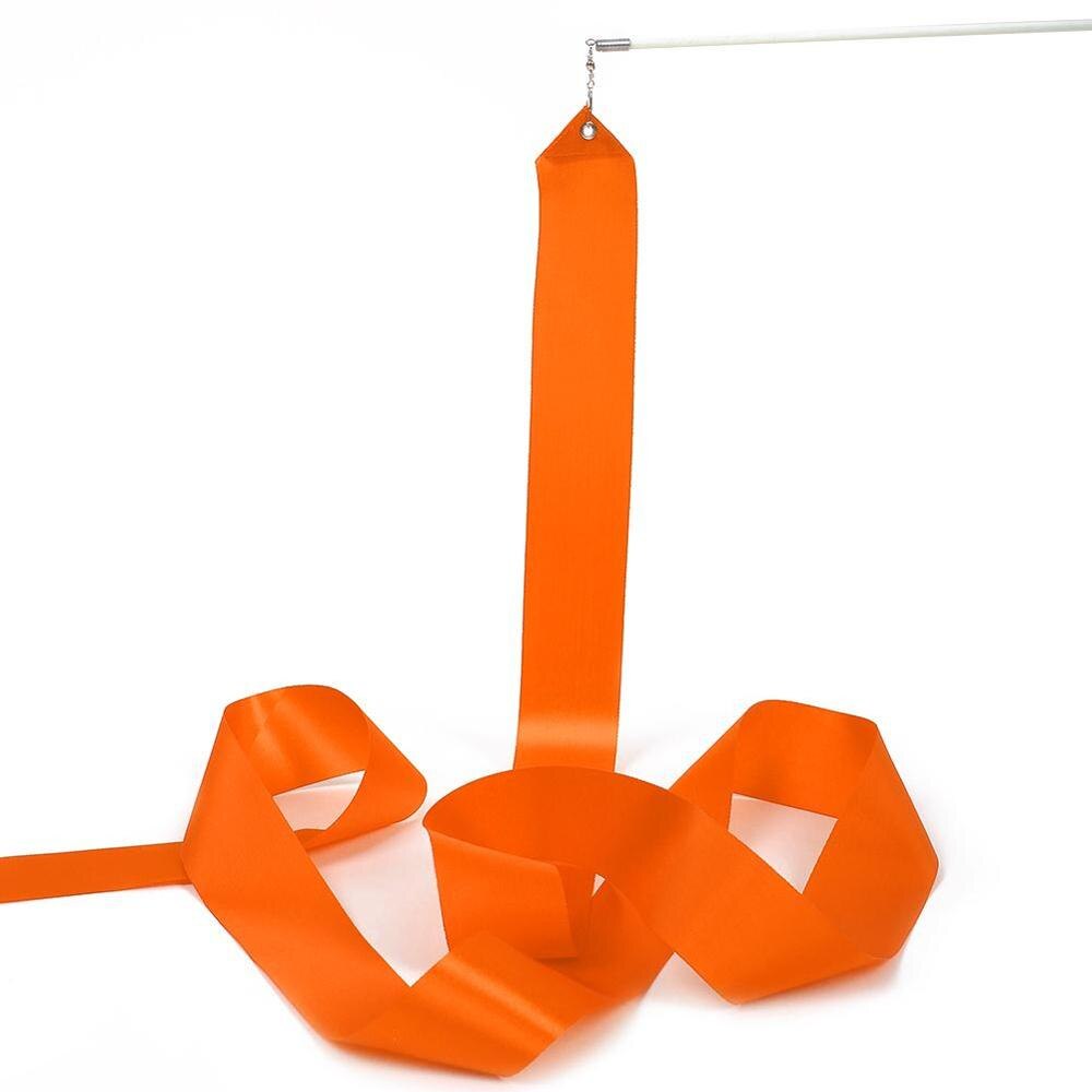 relefree Newly Dance Ribbon Ballet Twirling Stick 4m Rhythmic Art Gym Dance Gymnastic Ribbon Streamer Training Equipment: I