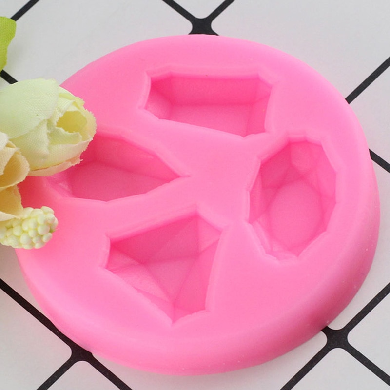 Perle diamantformet fondant kage chokolade værktøj slik silikone form harpiks ler kage dekorationsværktøj sugarcraft bageforme