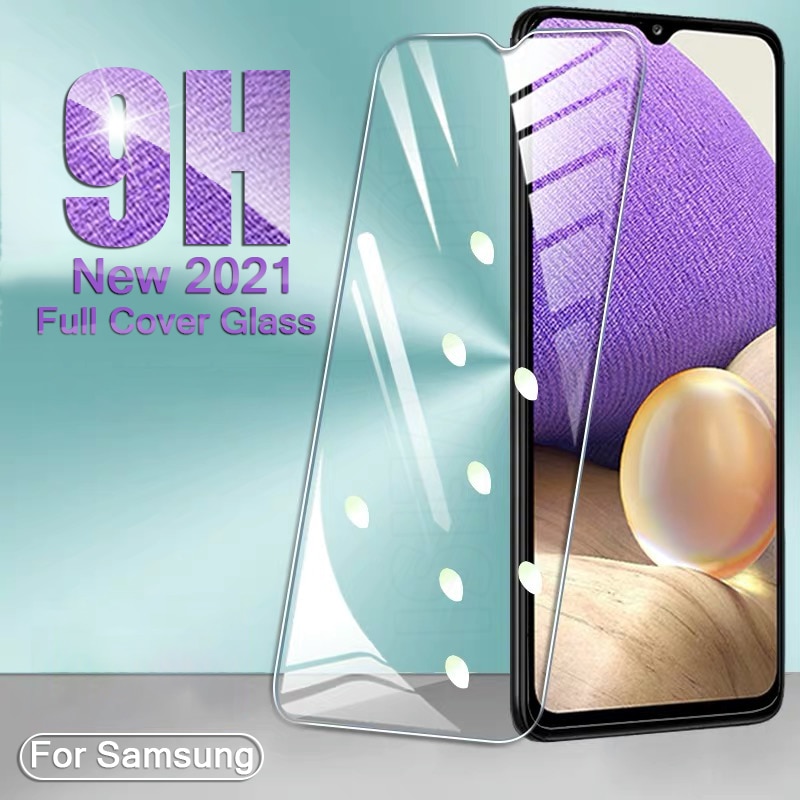 9H Schutzglas für Samsung Galaxy M31 M21 M51 A30 A50 A51 A71 Glasgehäuse A11 A21 A31 A10 A20 A60 A70 A30s A50s Displayschutzfolie