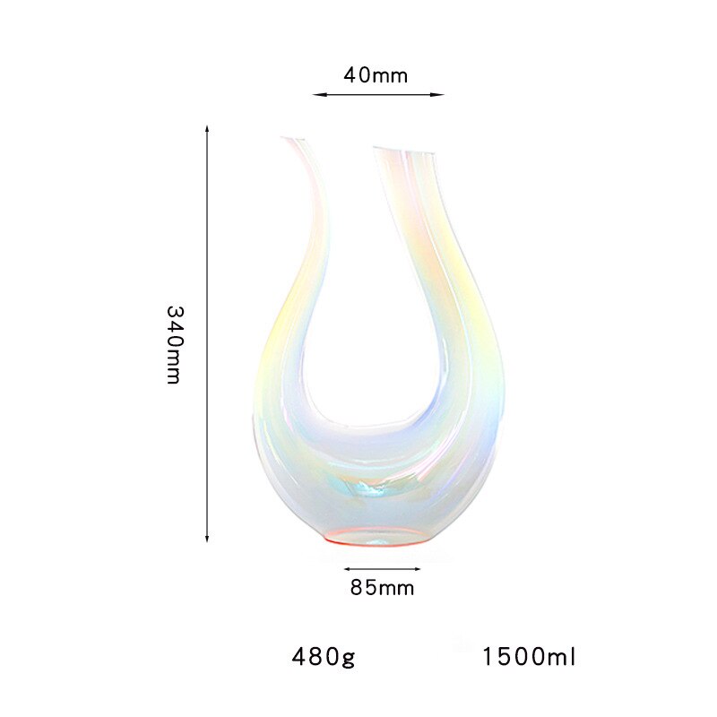 Verre à vin en cristal coloré arc-en-ciel, gobelet moderne, verre à champagne, verre à eau: YM0011