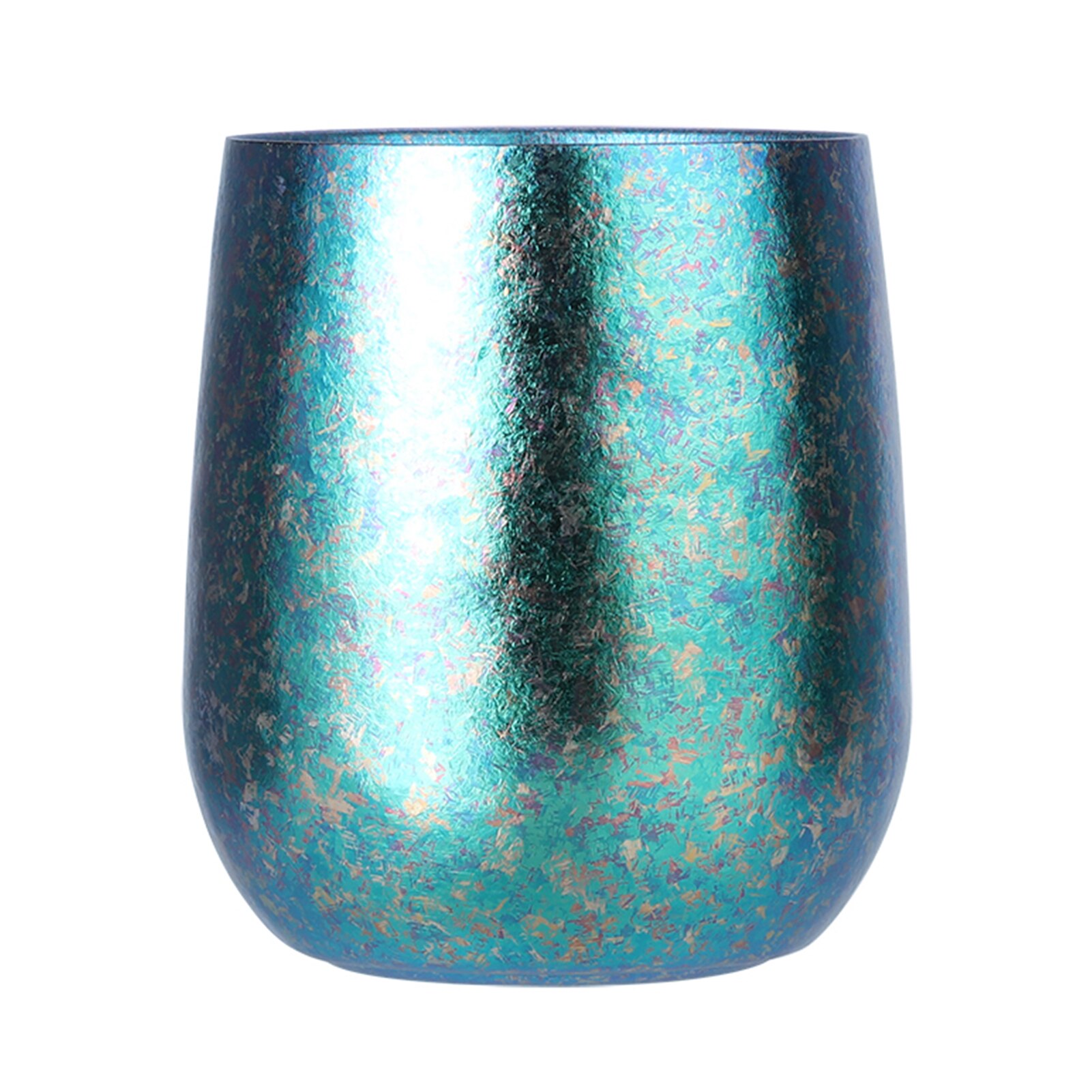 255Ml Dubbele Muur Titanium Koffie Beker Bier Cup Lichtgewicht Outdoor Reizen Camping Backpacken Water Thee Cup: Color C