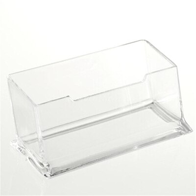 Clear acrylic Plastic Desktop Business Card Holders Display Stands