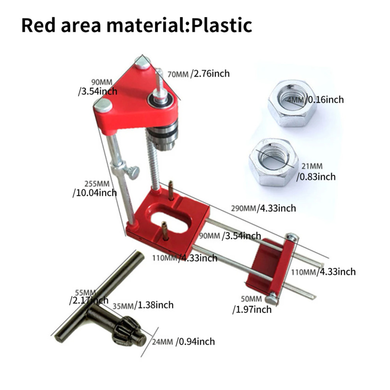 Perforadora de agujeros de Metal para carpintero, guía localizadora, plantilla de perforación, herramientas de carpintería, Hardware de fácil operación, accesorios de mano