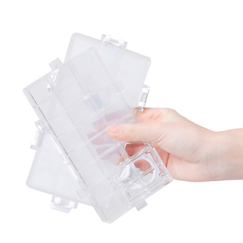 Plastic Doos Acryl Dozen Aquarel Verf Palet Half Pannen 2Ml Water Kleur Opslag Lege Palet Case