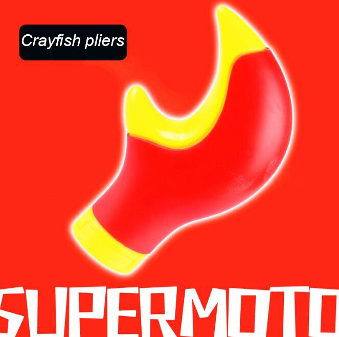 Bil motorsykkel hjelm katteører klistremerker motocross full ansikt offroad hjelm dekor forsyninger halloween fest cosplay rekvisitter styling: 1 stk krepsetang